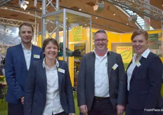 David Ries, Sofie Kuhlmann, Stefan Federle und Ulrike Nuß von der Wurth Pflanzenschutz GmbH.